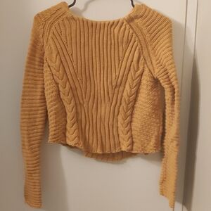 Zara Knit Mustard Sweater Size Small (S)